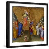 The Descent from the Cross, from the Malavolti altarpiece, 1426-Giovanni di Paolo di Grazia-Framed Giclee Print