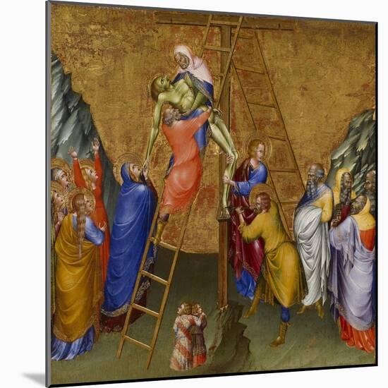 The Descent from the Cross, from the Malavolti altarpiece, 1426-Giovanni di Paolo di Grazia-Mounted Giclee Print