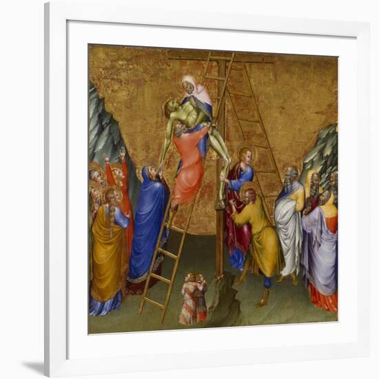 The Descent from the Cross, from the Malavolti altarpiece, 1426-Giovanni di Paolo di Grazia-Framed Giclee Print