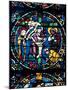 The Descent from the Cross, stained glass, Chartres Cathedral, France, 1194-1260. Artist: Unknown-Unknown-Mounted Giclee Print