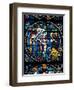 The Descent from the Cross, stained glass, Chartres Cathedral, France, 1194-1260. Artist: Unknown-Unknown-Framed Giclee Print