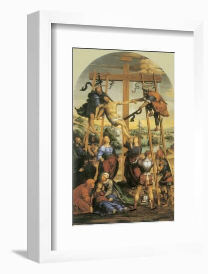 The Descent From The Cross-Giovanni Antonio Bazzi Sodoma-Framed Premium Giclee Print