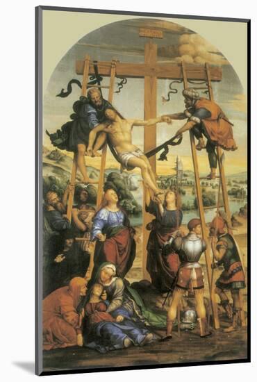 The Descent From The Cross-Giovanni Antonio Bazzi Sodoma-Mounted Premium Giclee Print