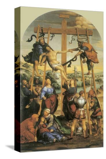The Descent From The Cross-Giovanni Antonio Bazzi Sodoma-Stretched Canvas