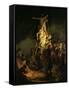 The Descent from the Cross-Rembrandt van Rijn-Framed Stretched Canvas