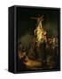 The Descent from the Cross-Rembrandt van Rijn-Framed Stretched Canvas