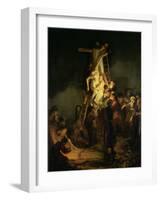 The Descent from the Cross-Rembrandt van Rijn-Framed Giclee Print