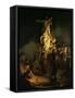 The Descent from the Cross-Rembrandt van Rijn-Framed Stretched Canvas