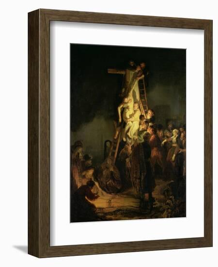 The Descent from the Cross-Rembrandt van Rijn-Framed Giclee Print