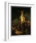 The Descent from the Cross-Rembrandt van Rijn-Framed Giclee Print