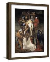 The Descent from the Cross-Jean-Baptiste Jouvenet-Framed Giclee Print
