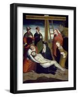 The Descent from the Cross-Juan Correa de Vivar-Framed Giclee Print