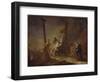 The Descent from the Cross-Johann Rosso Januarius Zick-Framed Giclee Print