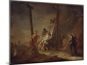 The Descent from the Cross-Johann Rosso Januarius Zick-Mounted Giclee Print