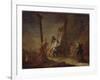 The Descent from the Cross-Johann Rosso Januarius Zick-Framed Giclee Print