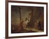 The Descent from the Cross-Johann Rosso Januarius Zick-Framed Giclee Print