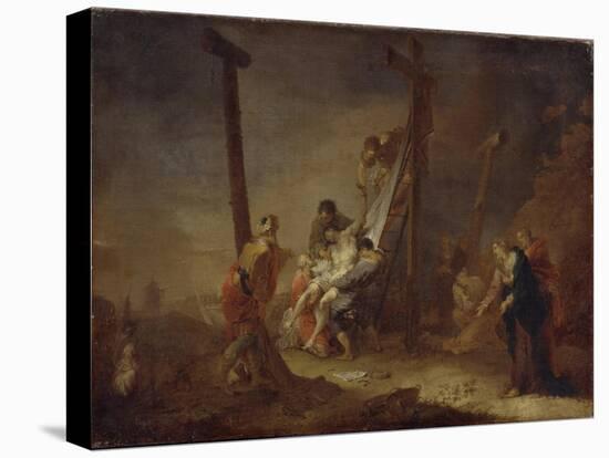 The Descent from the Cross-Johann Rosso Januarius Zick-Stretched Canvas