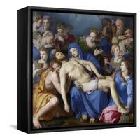 The Descent from the Cross-Agnolo Bronzino-Framed Stretched Canvas