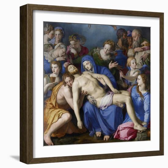 The Descent from the Cross-Agnolo Bronzino-Framed Giclee Print