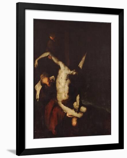 The Descent from the Cross-Luca Giordano-Framed Giclee Print