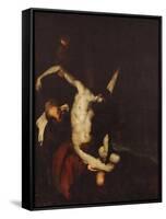 The Descent from the Cross-Luca Giordano-Framed Stretched Canvas