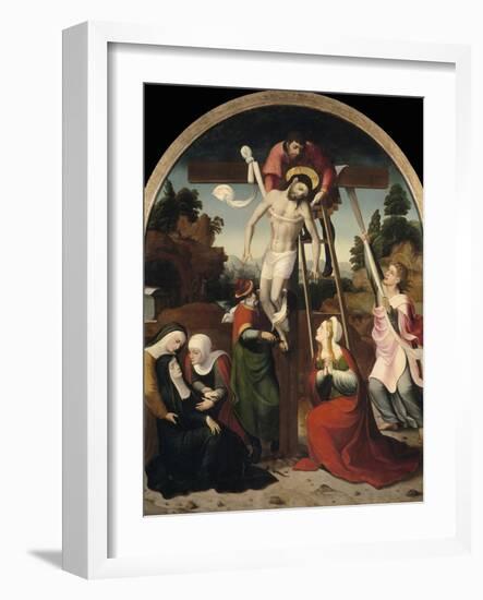 The Descent from the Cross-Juan Correa de Vivar-Framed Giclee Print