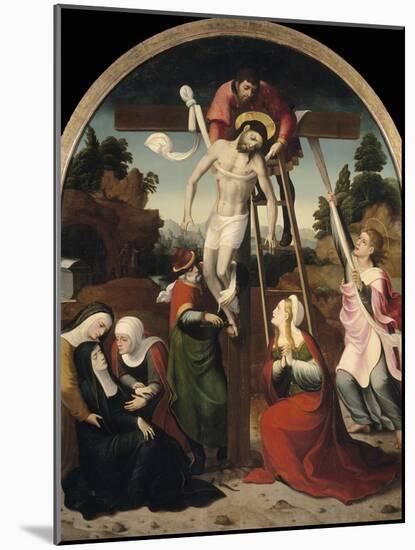 The Descent from the Cross-Juan Correa de Vivar-Mounted Giclee Print