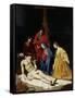 The Descent from the Cross-Nicolas Tournier-Framed Stretched Canvas