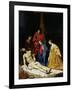 The Descent from the Cross-Nicolas Tournier-Framed Giclee Print