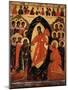 The Descent into Hell with Deesis and Selected Saints, End of 14th cen.-null-Mounted Giclee Print