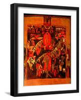 The Descent Into Hell, With Selected Saints-null-Framed Giclee Print