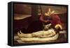 The Descent of Christ from the Cross-Jean Joseph Weerts-Framed Stretched Canvas