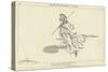 The Descent of Minerva to Ithaca-John Flaxman-Stretched Canvas