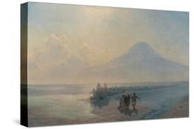 The Descent of Noah from Mount Ararat-Ivan Konstantinovich Aivazovsky-Stretched Canvas