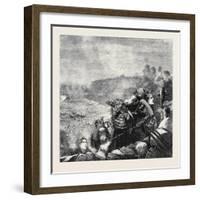 The Descent of the Danes-William Bell Scott-Framed Giclee Print