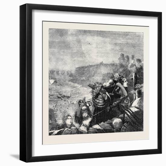 The Descent of the Danes-William Bell Scott-Framed Giclee Print