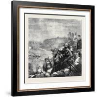 The Descent of the Danes-William Bell Scott-Framed Giclee Print