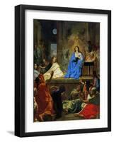 The Descent of the Holy Ghost, 1656-57-Charles Le Brun-Framed Giclee Print