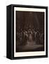 The Descent of the Spirit-Gustave Dore-Framed Stretched Canvas