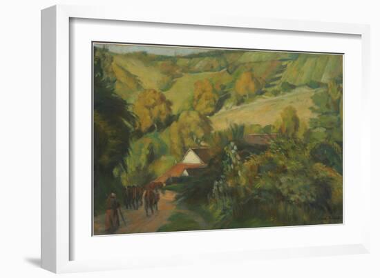 The Descent to Molosmes, 1907-Emile Bernard-Framed Giclee Print