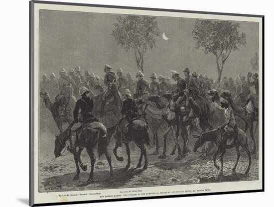 The Desert March, Two O'Clock in the Morning-William Heysham Overend-Mounted Giclee Print