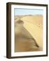 The desert near al-'Ain - the knife blade edges of the dune crests are formed by the wind-Werner Forman-Framed Giclee Print