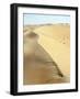 The desert near al-'Ain - the knife blade edges of the dune crests are formed by the wind-Werner Forman-Framed Giclee Print