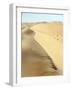 The desert near al-'Ain - the knife blade edges of the dune crests are formed by the wind-Werner Forman-Framed Giclee Print