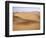 The desert near al-'Ain - the knife blade edges of the dune crests are formed by the wind-Werner Forman-Framed Giclee Print