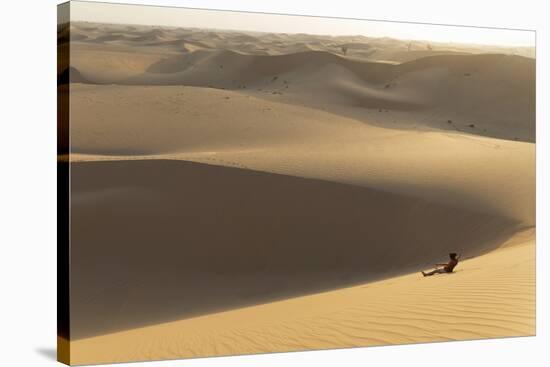 The Desert Near Liwa, Abu Dhabi, United Arab Emirates, Middle East-Angelo Cavalli-Stretched Canvas