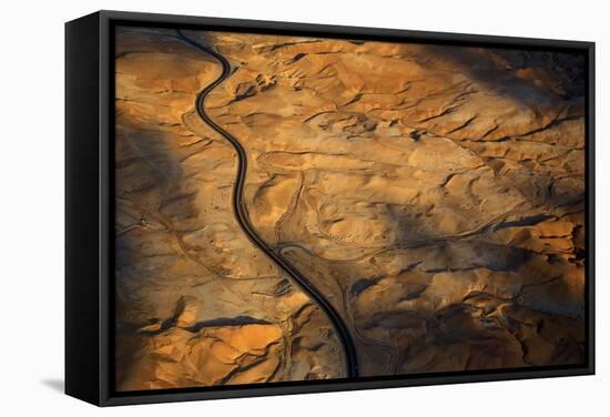 The Desert near the Dead Sea.-Stefano Amantini-Framed Stretched Canvas