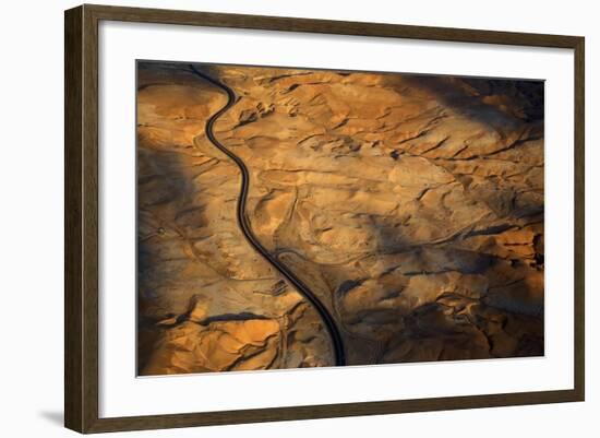 The Desert near the Dead Sea.-Stefano Amantini-Framed Photographic Print