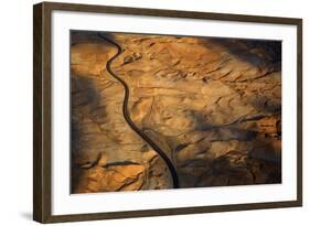The Desert near the Dead Sea.-Stefano Amantini-Framed Photographic Print