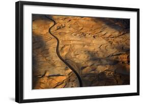 The Desert near the Dead Sea.-Stefano Amantini-Framed Photographic Print